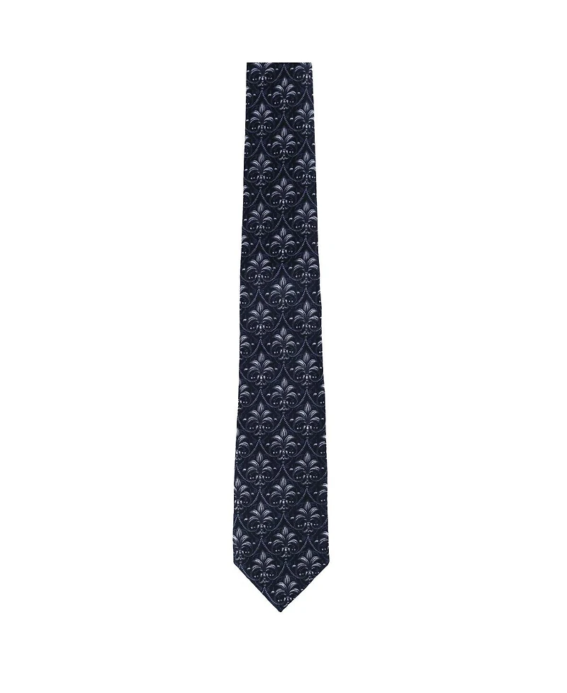 Trafalgar Men's Domenico the Grande Damask Patterned Silk Necktie