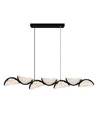 Cwi Lighting 13" Metal Moon Integrated Led Chandelier
