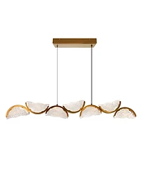 Cwi Lighting 13" Metal Moon Integrated Led Chandelier