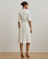 Lauren Ralph Lauren Women's Linen Shirtdress