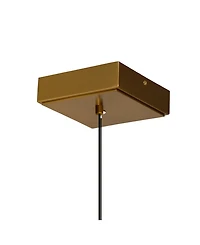 Cwi Lighting 30" Metal Moon Integrated Led Mini Pendant