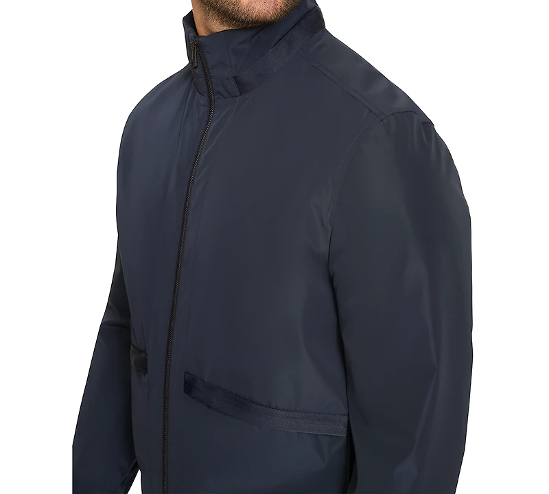 Cole Haan Men's Technical Rain Packable Windbreaker