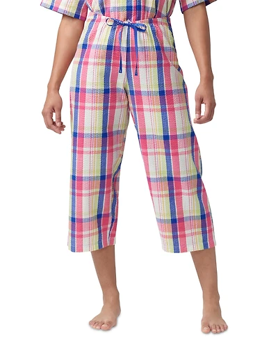 Hue Women's Seersucker Capri Pajama Pants