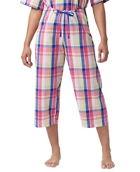 Hue Women's Seersucker Capri Pajama Pants