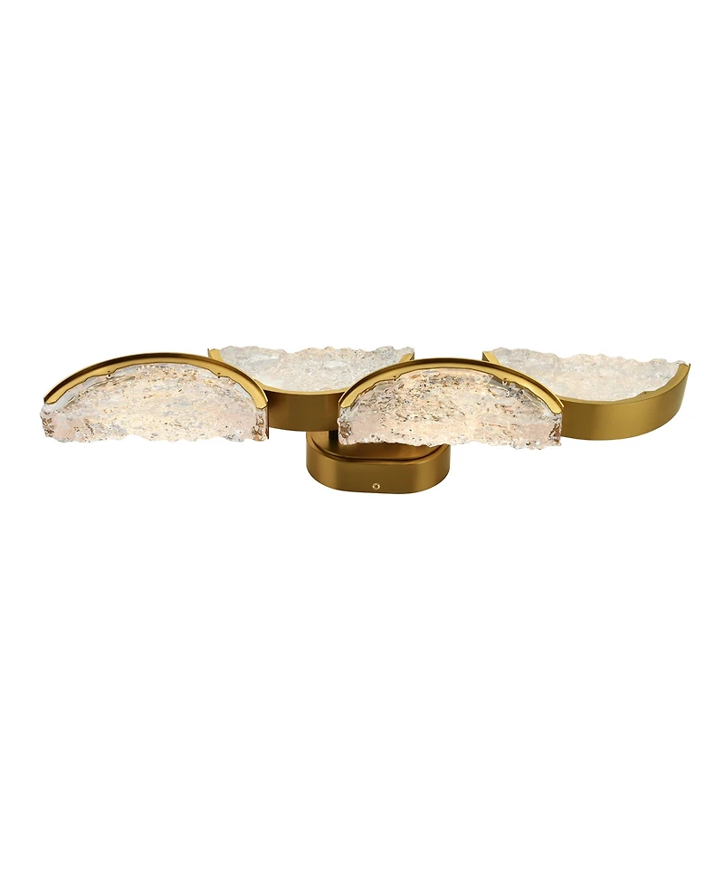 Cwi Lighting 28" Metal Moon Integrated Led Wall Light