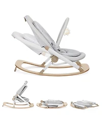 Evolur Koko Portable Infant Bouncer Light Gray