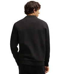 Boss by Hugo Men's Drop Needle Stitching Regular-Fit Sweatshirt
