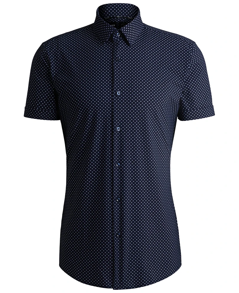 Boss by Hugo Boss Men's Performance-Stretch Slim-Fit Dress Shirt