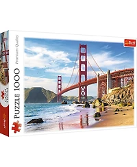 Trefl Red 1000 Piece Puzzle - Golden Gate Bridge, San Francisco, Usa