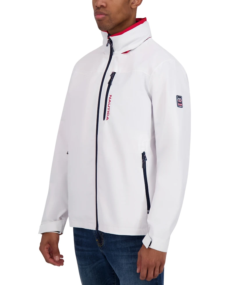 Nautica Men's Hooded Sailing Jacket
