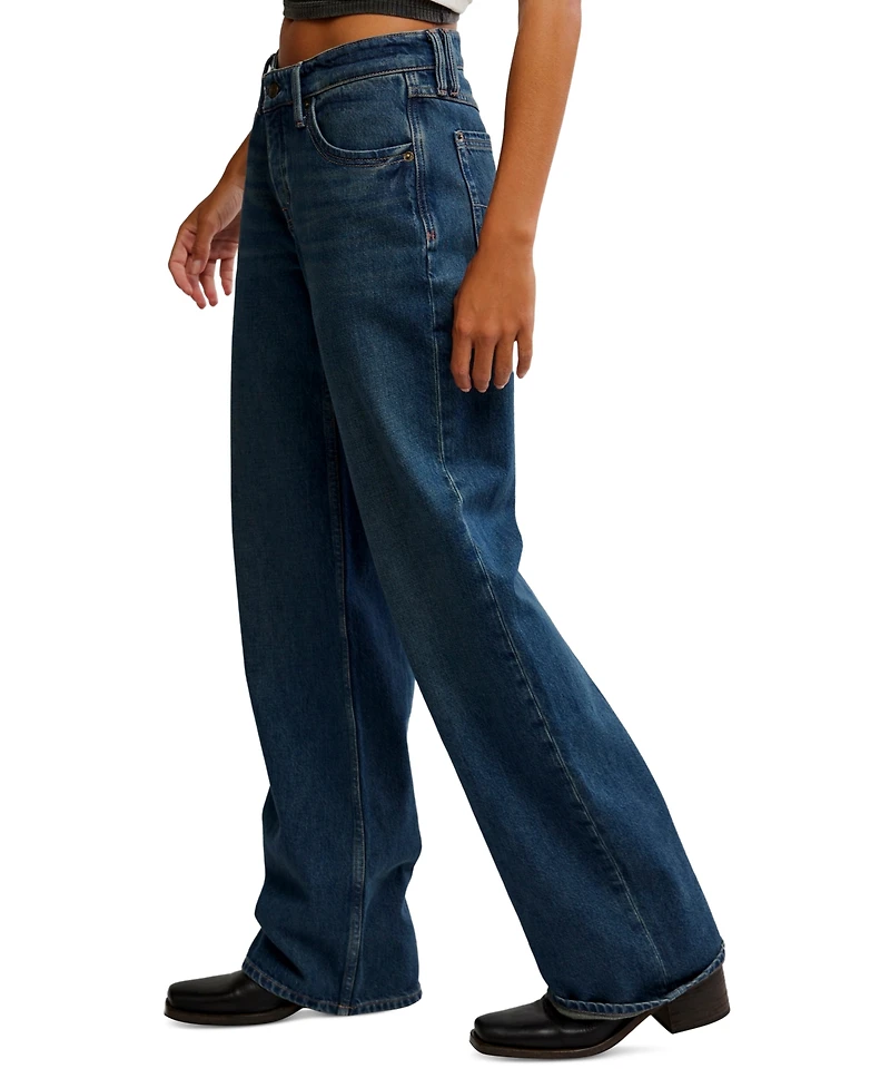 Free People Women's Tennessee Low-Rise Boyfriend Jeans