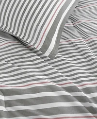 Tommy Hilfiger Danbury Stripe Cotton -Pc. Duvet Cover Set