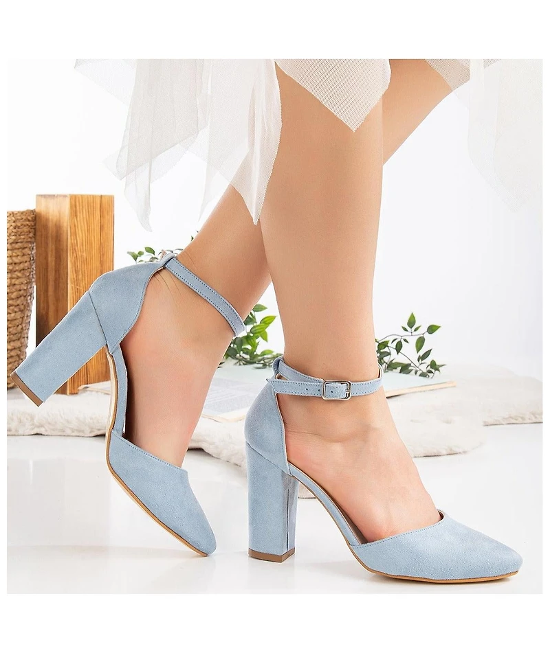 Gisele High Block Heel Pumps