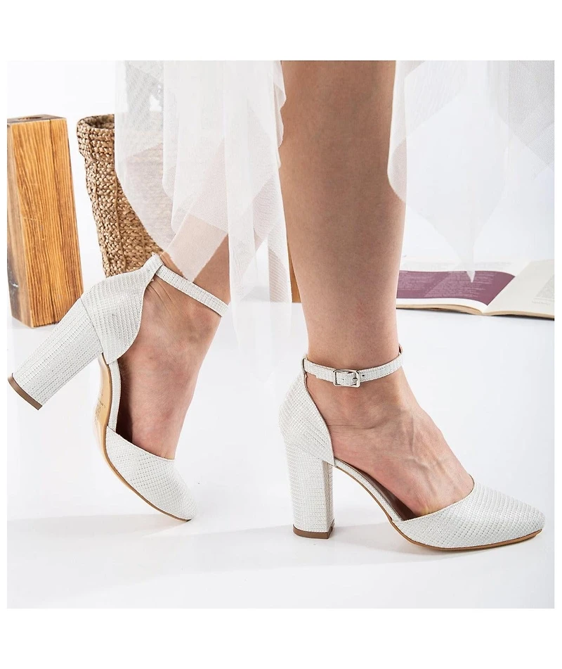 Gisele High Block Heel Pumps