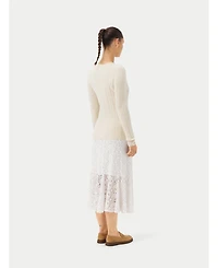 Gobi Cashmere Juniors' C-Neck Sweater