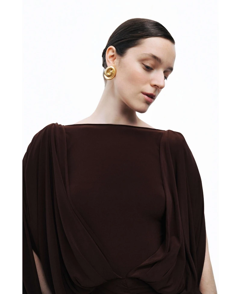Nocturne Women's Draped Maxi Dress