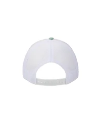Floral Rose Print White Foam Trucker Hat