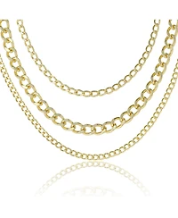 Jessica Simpson Gold-Tone Layered Chain Necklace Set
