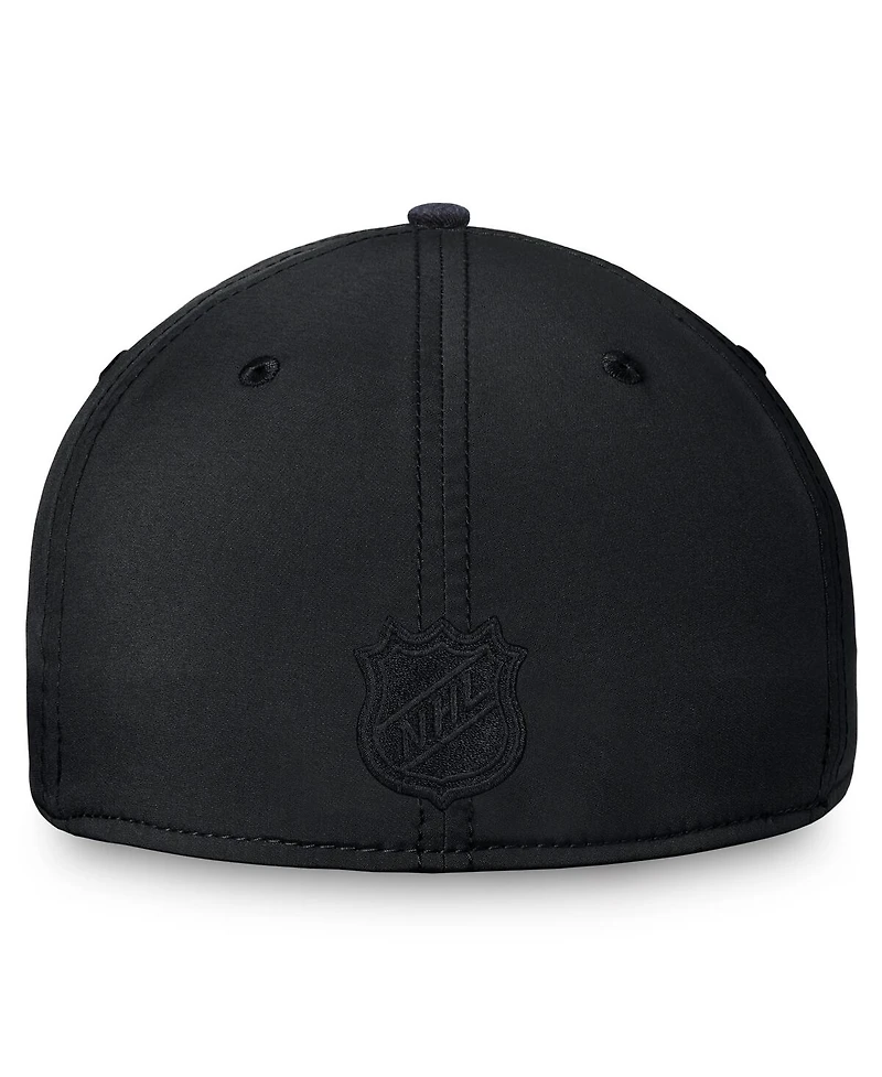 Fanatics Men's Black Seattle Kraken Tonal Flex Hat