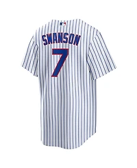 Nike Men's Dansby Swanson White Chicago Cubs Replica Player Jersey