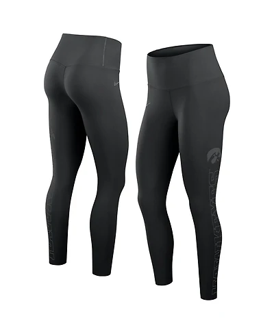 Nike Women's Black Iowa Hawkeyes Zenvy Performance Leggings