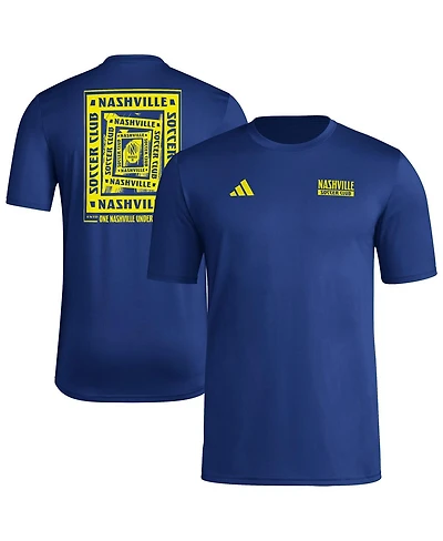Adidas Men's Navy Nashville Sc Local Wrap T-Shirt
