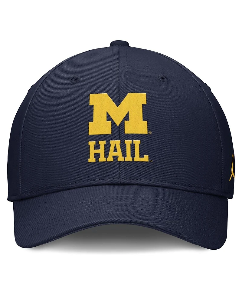 Jordan Men's Navy Michigan Wolverines Performance Club Adjustable Hat