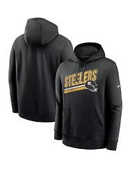 Nike Men's Black Pittsburgh Steelers Club Fleece Pullover Hoodie