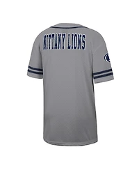 Colosseum Men's Gray Penn State Nittany Lions Free Spirited Baseball Jersey