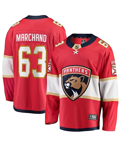Fanatics Men's Brad Marchand Red Florida Panthers Home Breakaway Jersey