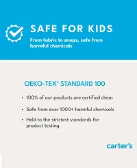Carter's Toddler Girls Cotton Pull-On Twill Bow Shorts