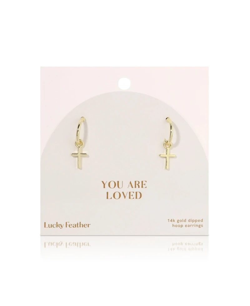 Lucky Feather Faith Collection Earrings