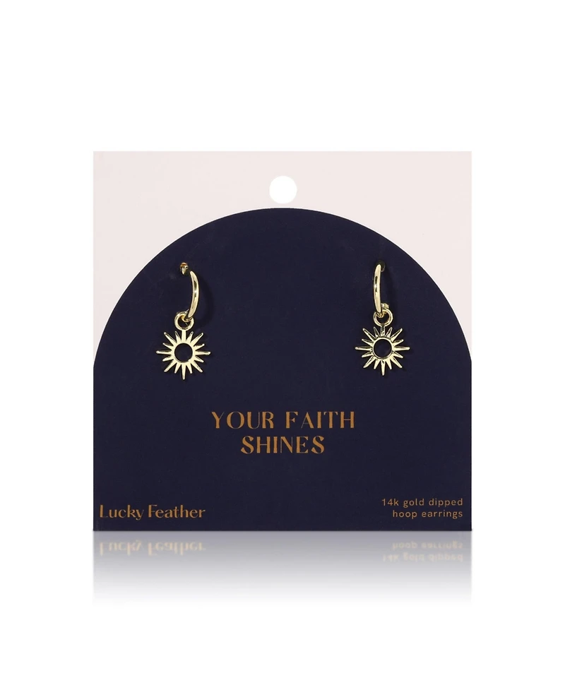 Lucky Feather Faith Collection Earrings