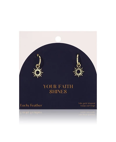 Lucky Feather Faith Collection Earrings