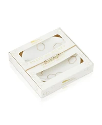 Lucky Feather Bracelet + Dish Set - Honey