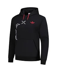 Adidas Men's Black Ajax Culture Wear Graphic Pullover Hoodie