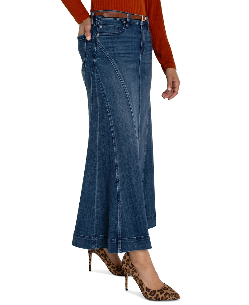 Liverpool Los Angeles Women's Denim Mermaid Maxi Skirt