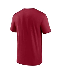 Nike Men's Crimson Oklahoma Sooners Legend Basketball Icon Performance T-Shirt