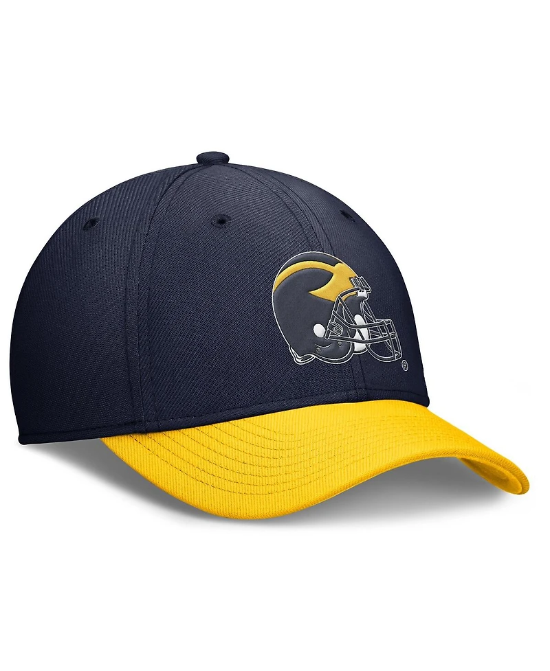 Nike Men's Navy Michigan Wolverines Rise Performance Flex Hat