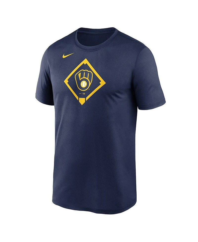 Nike Men's Navy Milwaukee Brewers Icon Legend Performance T-Shirt