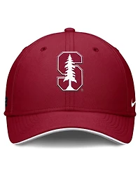 Nike Men's Cardinal Stanford 2025 Dugout Coaches Rise Swoosh Performance Flex Hat