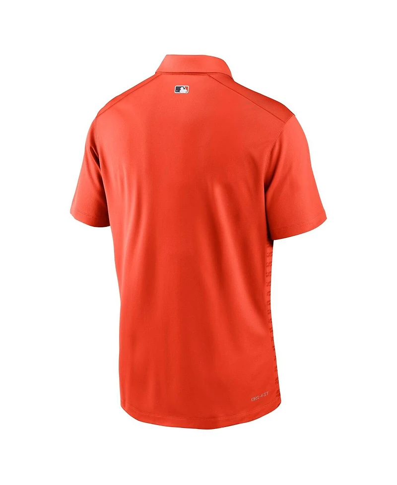 Nike Men's Orange Detroit Tigers Authentic Collection Victory Performance Polo Shirt