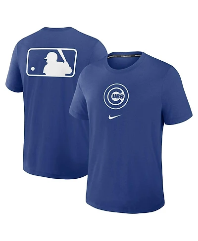 Nike Men's Royal Chicago Cubs Authentic Collection Early Work Tri-Blend Performance T-Shirt
