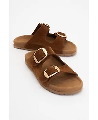 Ovesta Soft Footbed Leather Slide Sandal (Women