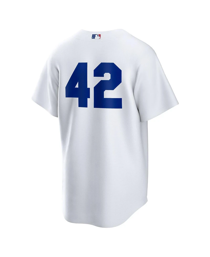 Nike Men's White Los Angeles Dodgers Home 2025 Jackie Robinson Day Replica Jersey