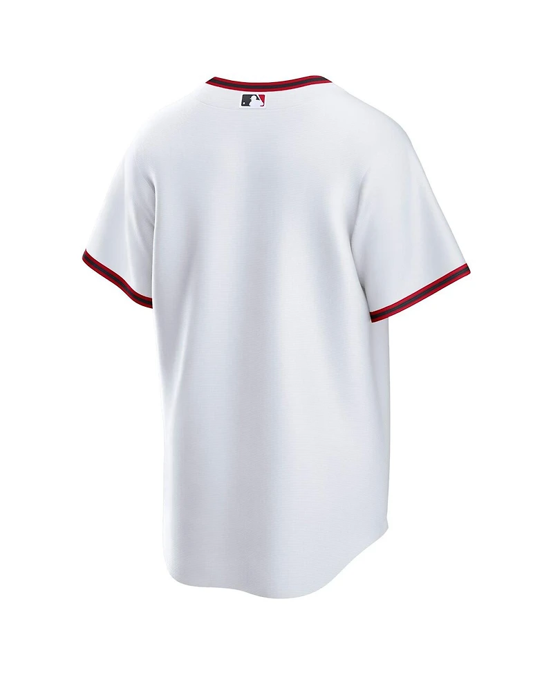 Nike Men's White Cleveland Guardians Home Blank Replica Jersey