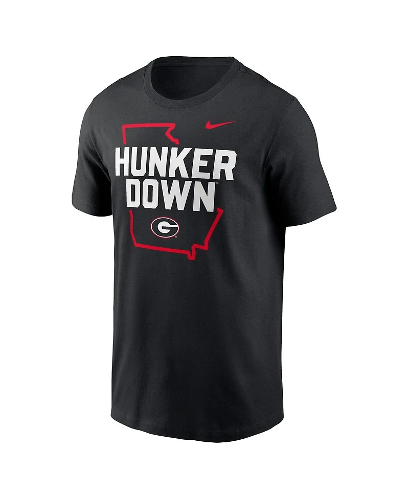 Nike Men's Black Georgia Bulldogs Campus Local T-Shirt