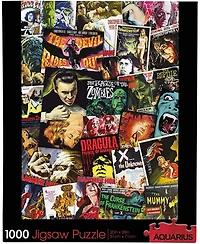 Hammer Classic Horror Movies Collage 1000 Piece Jigsaw Puzzle