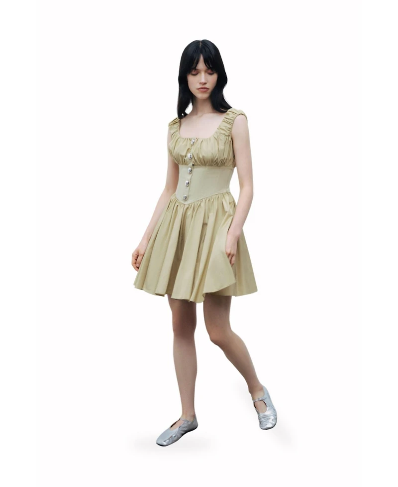 Nocturne Women's Corset Look Mini Dress