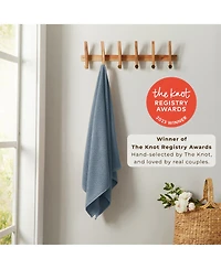 Linery & Co. Cotton Textured 2-Piece Bath Sheet Set
